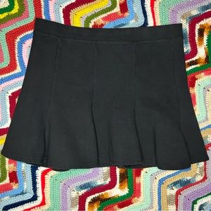 Zara Trafaluc Black Skater Skirt